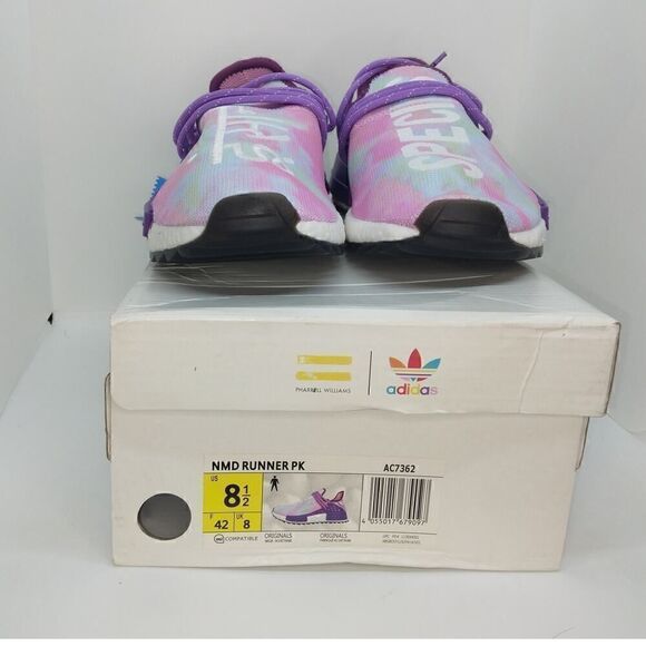 Adidas NMD Human Race Mens NEW w/Tags Purple/Teal Athletic Sneakers - sz. 8 1/2 main image 4